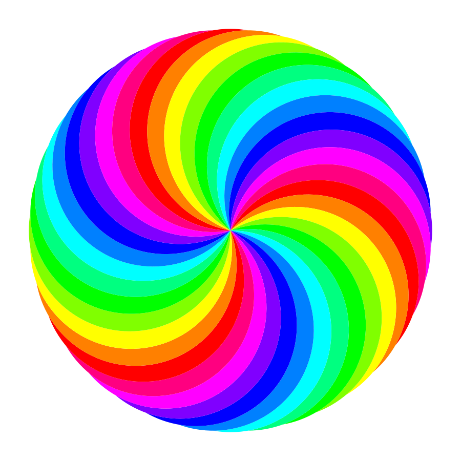 Color Swirl Clip Art
