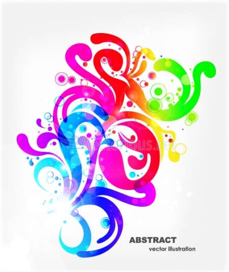 Colorful Swirl Clip Art