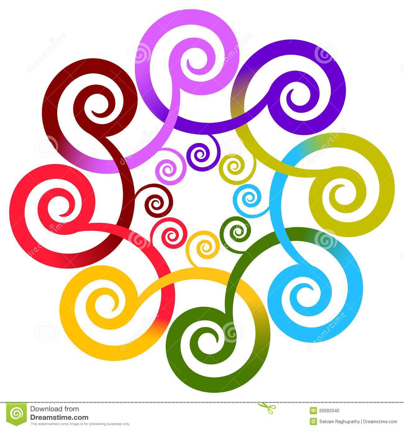 Colorful Swirl Designs