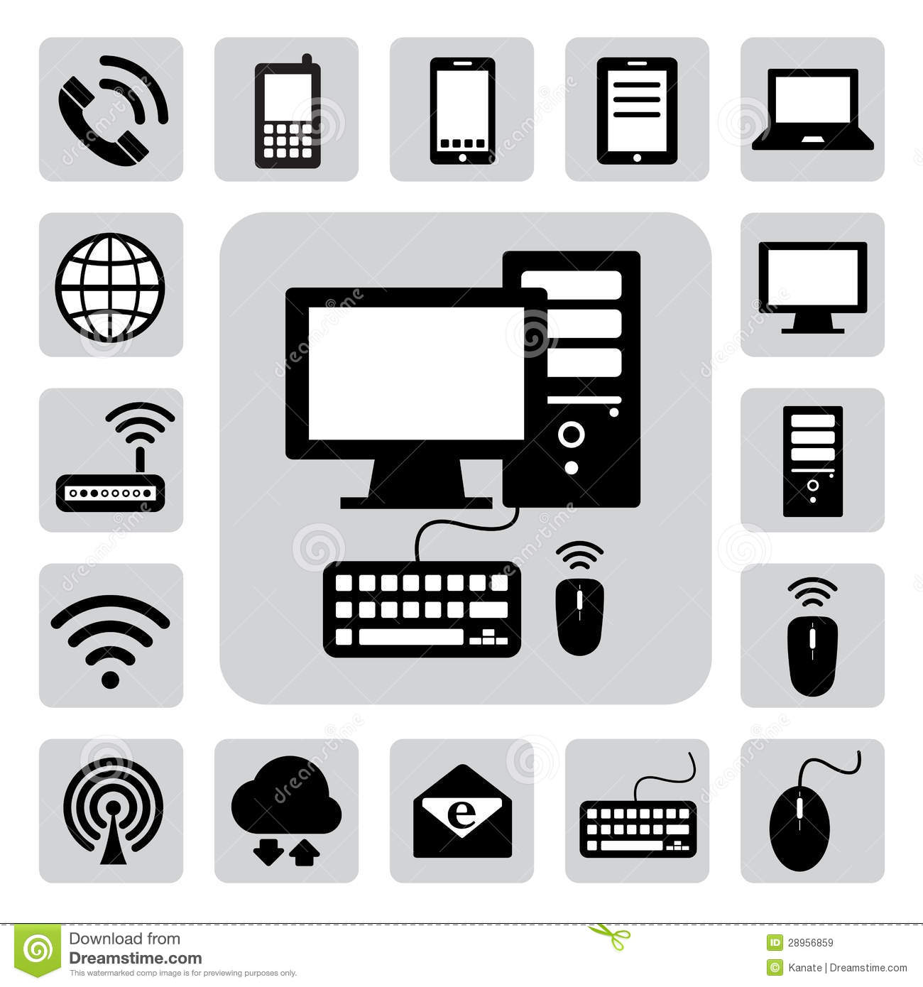 Computer Network Icon Computer Network Icon