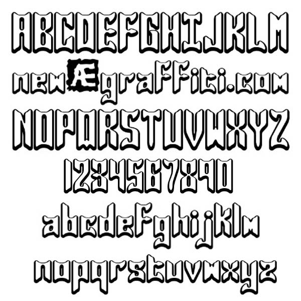 Cool Font Alphabets