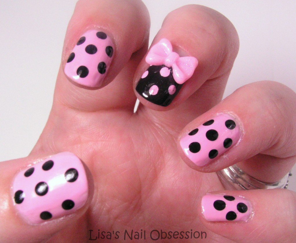 Cute Nail Designs with Bows