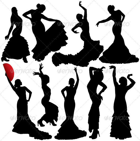 Dancer Silhouette Vector