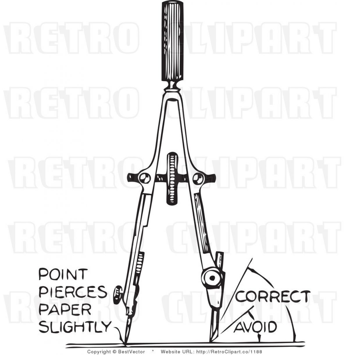 Drafting Compass Clip Art