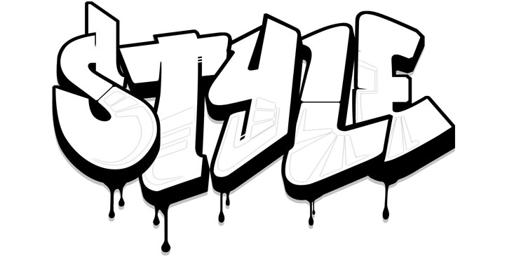 Dripping Graffiti Letters