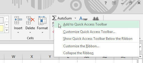 Excel 2013 Keyboard Shortcuts