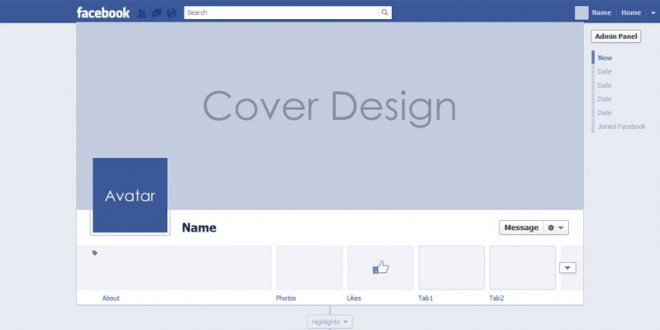 Facebook Cover Page Template Facebook Cover Page Template