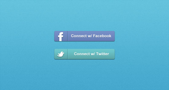 11 Login With Facebook Button PSD Images