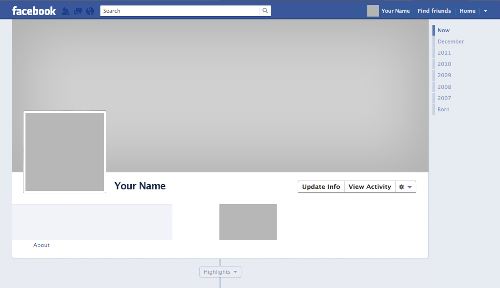 Facebook Page Template Facebook Page Template