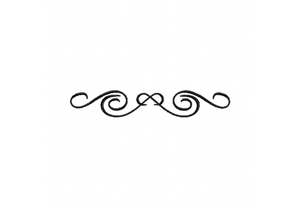 Fancy Swirls Border Clip Art Fancy Swirls Border Clip Art