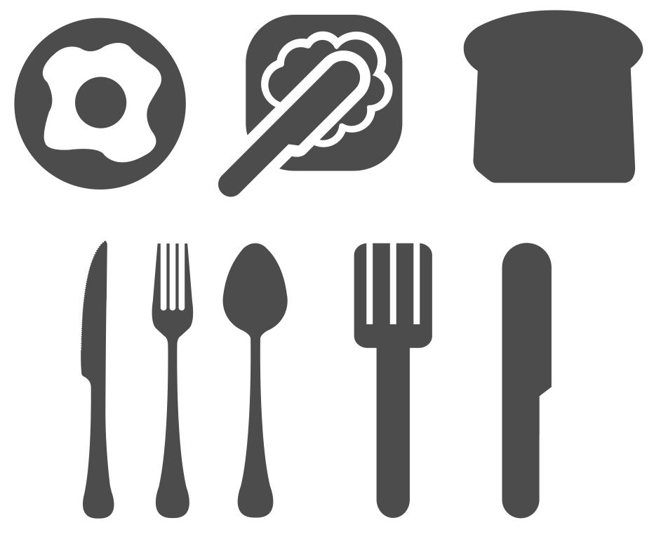 10 Cutlery Vector Set Images
