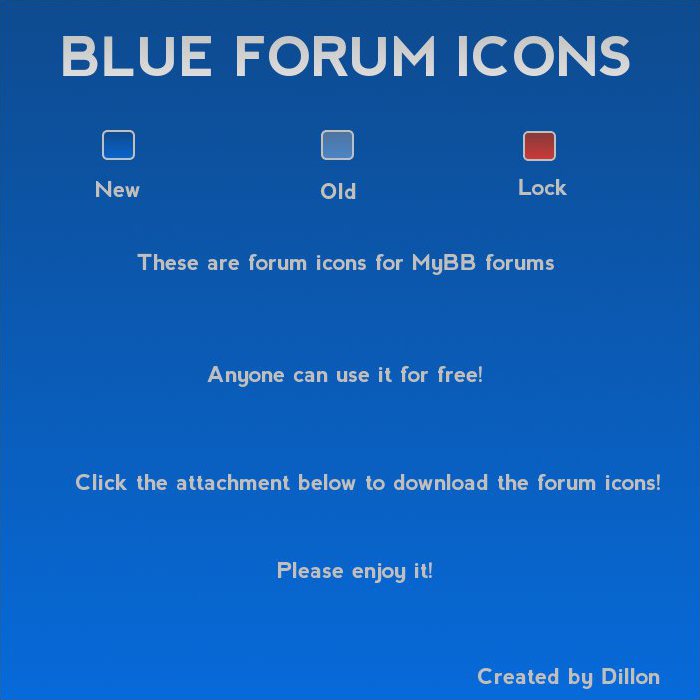 Forum Status Icons