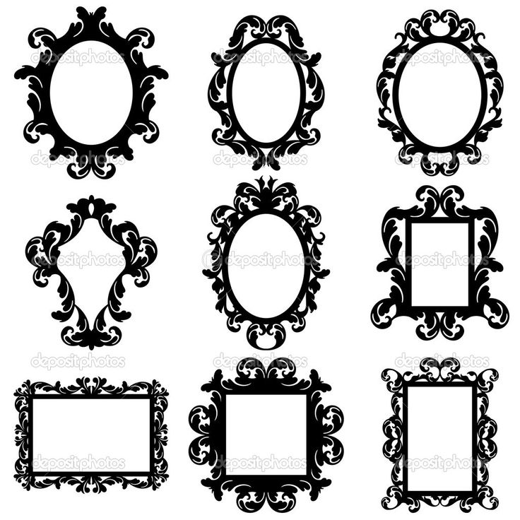 15 Photos of Silhouette Frame Vector