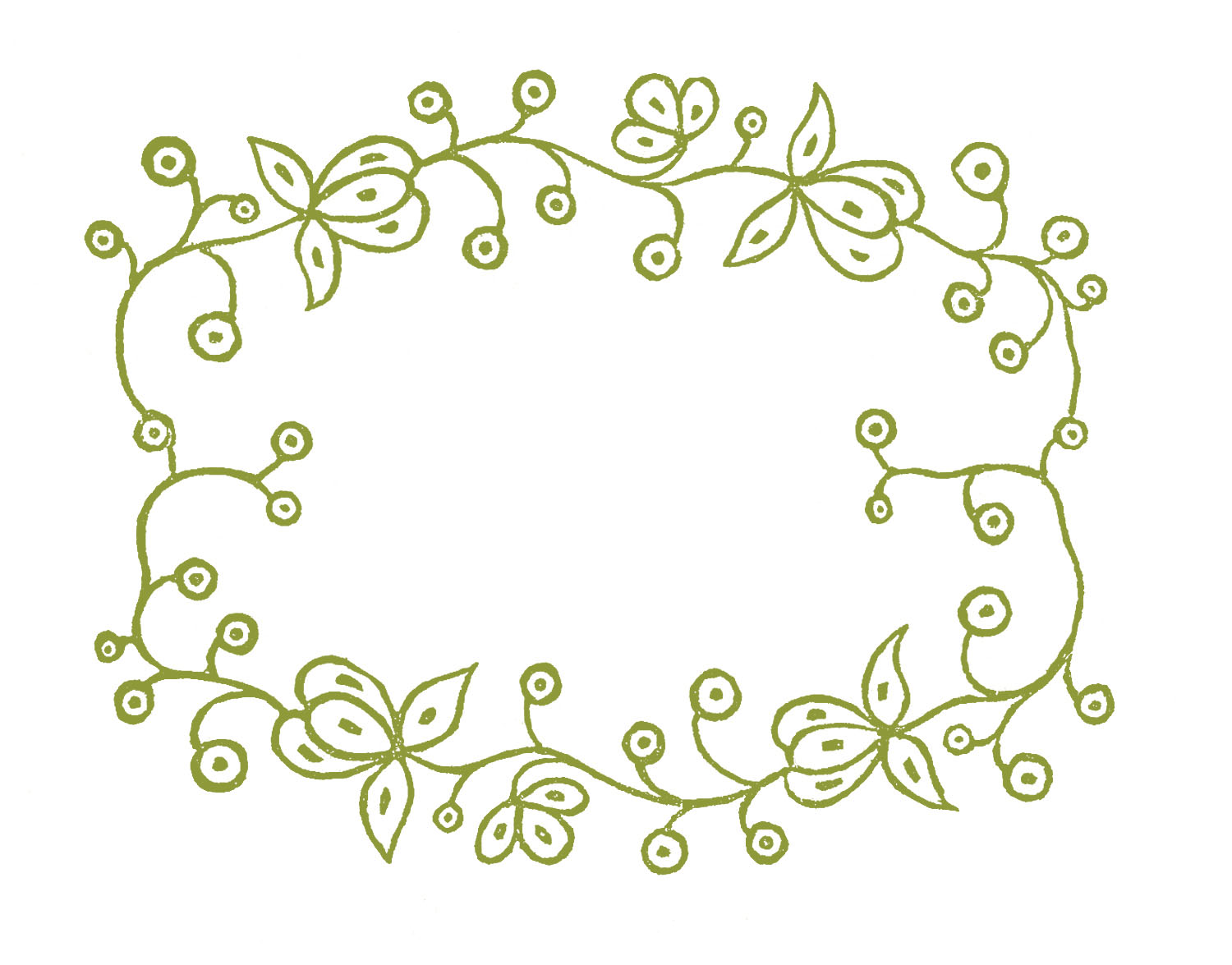 Frames Floral Embroidery Patterns