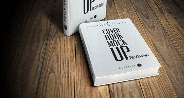 13 Free Book Cover Mockup PSD Images