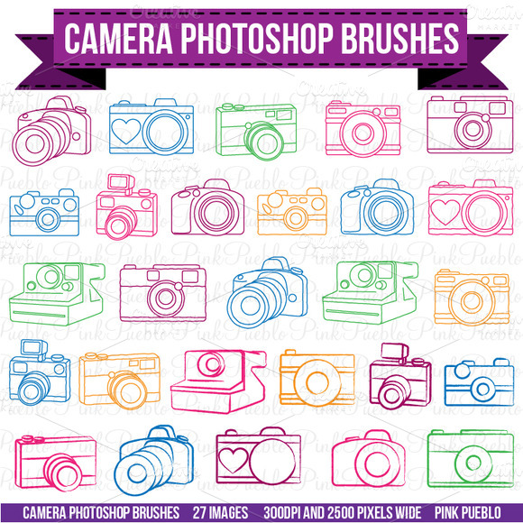 Free Camera Photoshop Brush