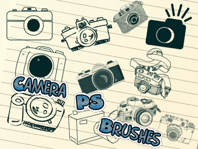 11 Camera Photoshop Brushes Images