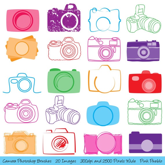 Free Camera Photoshop Brushes