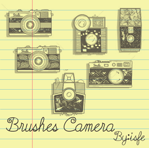 Free Camera Photoshop Brushes