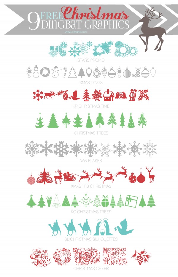 Free Christmas Dingbat Fonts Free Christmas Dingbat Fonts