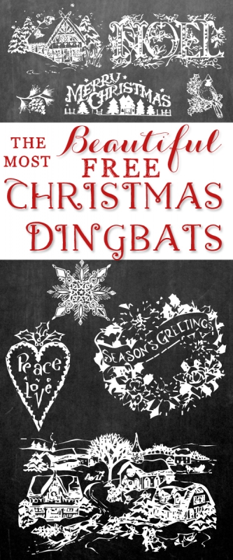 Free Christmas Dingbat Fonts