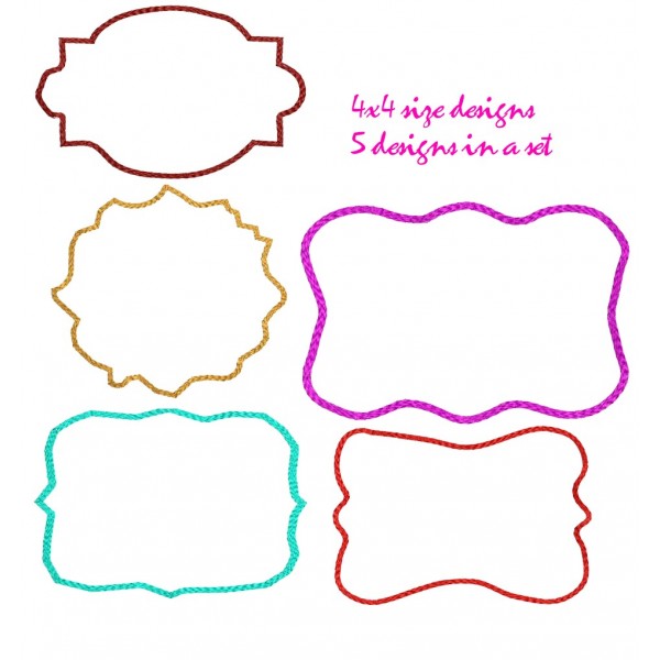 Free Embroidery Frame Designs