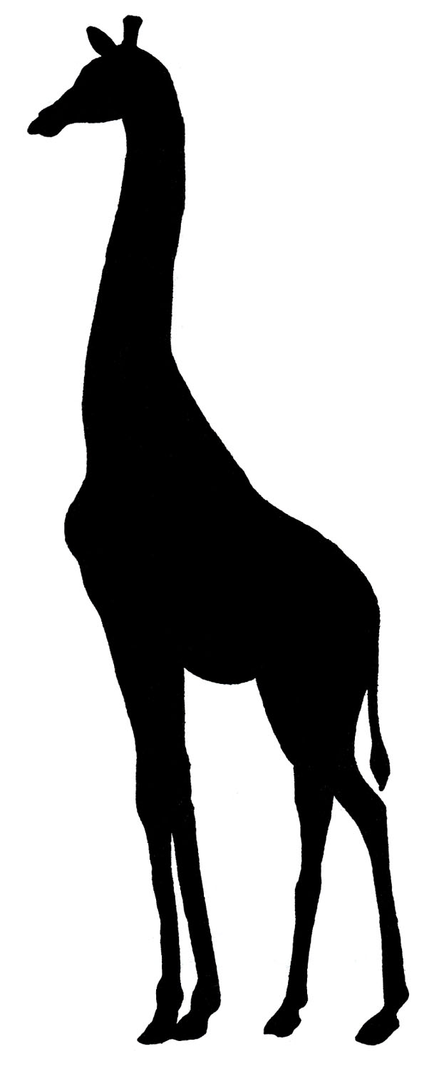 18 Giraffe Silhouette Free Vector Images
