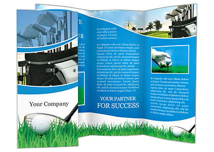 Free Golf Brochure Template