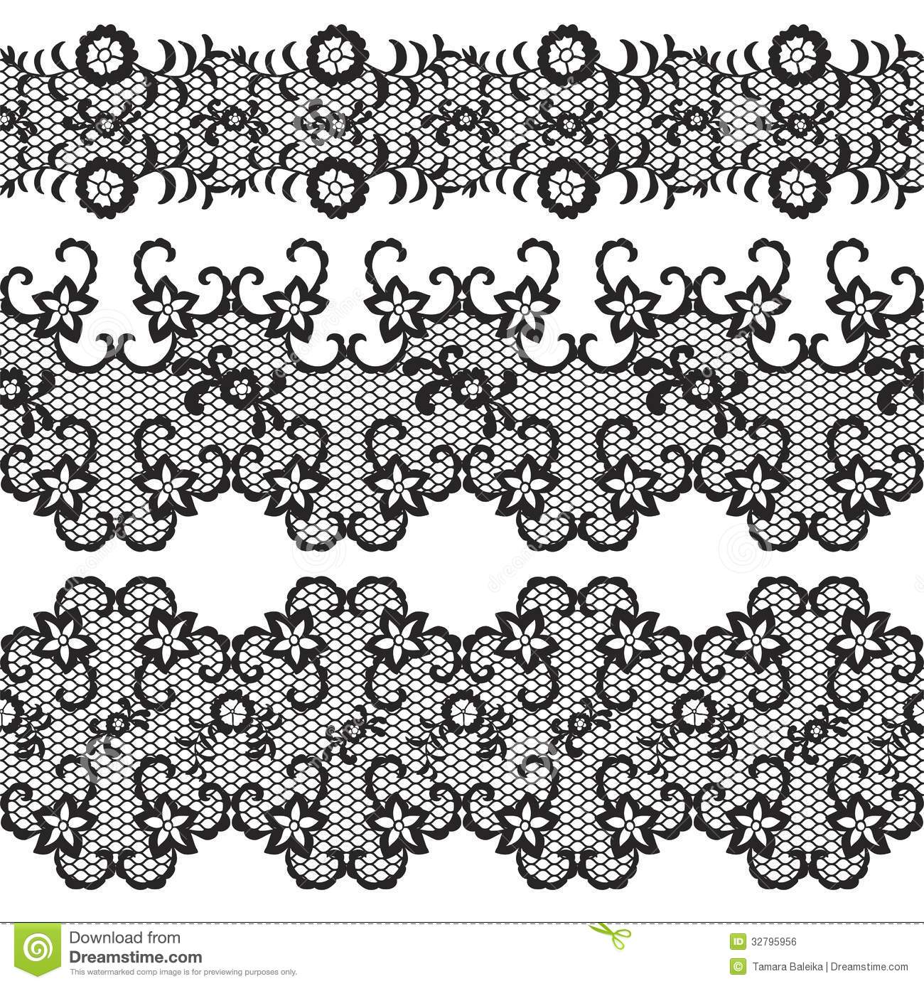 Free Lace Trim Vector