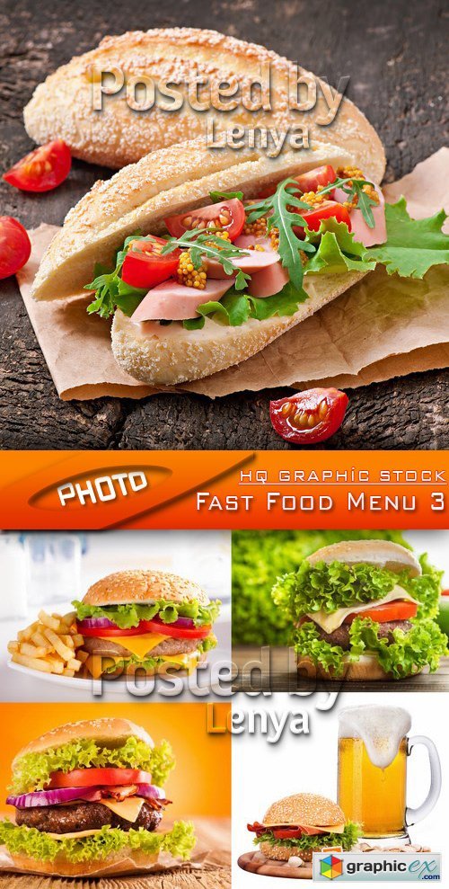 Free Menu Fast Food Stock Photos