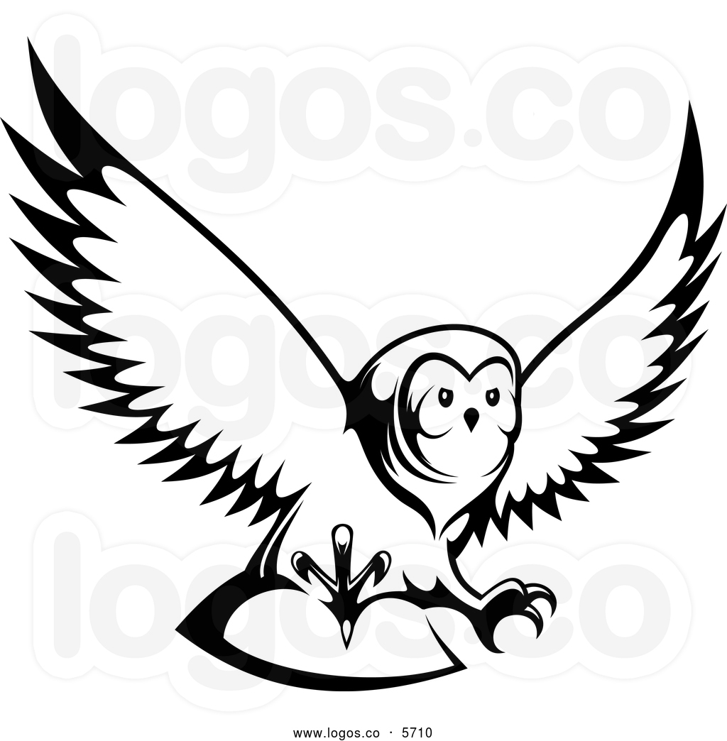Free Owl Clip Art Black and White