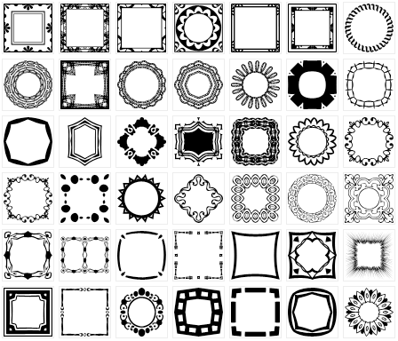 Free Photoshop Custom Shapes Frames Free Photoshop Custom Shapes Frames