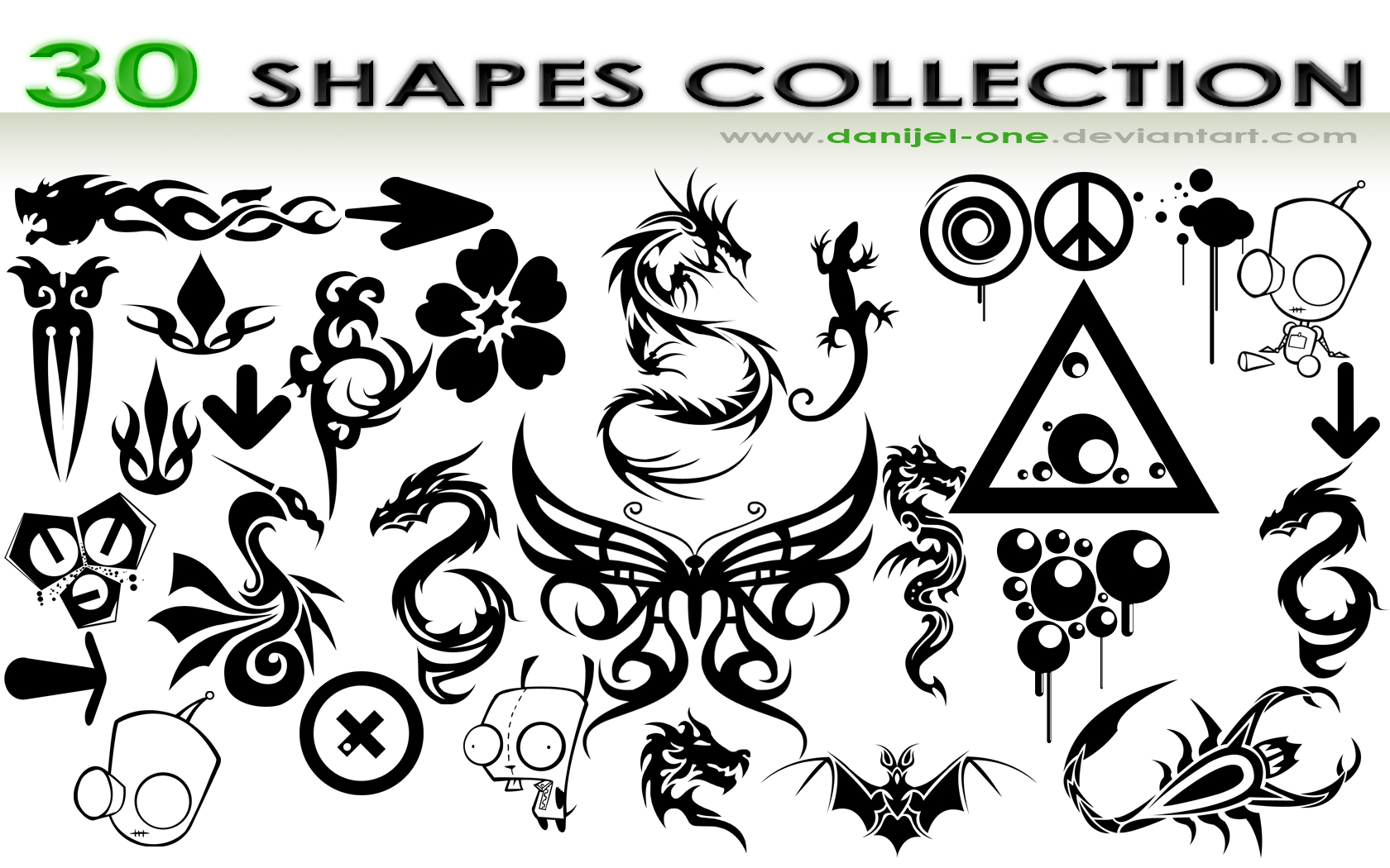 10 Free Photoshop Custom Shapes Images