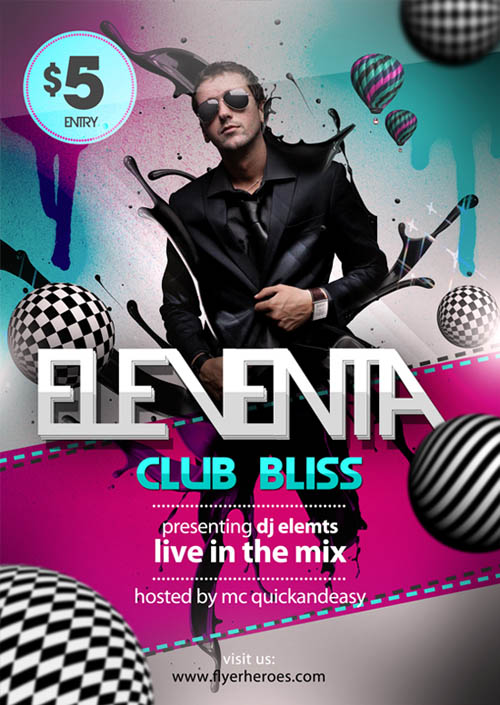 Free Psd Party Flyer Template Free Psd Party Flyer Template