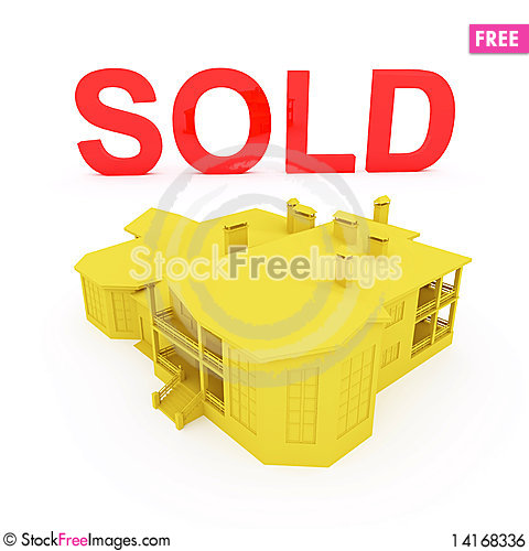 Free Stock Image House Sold