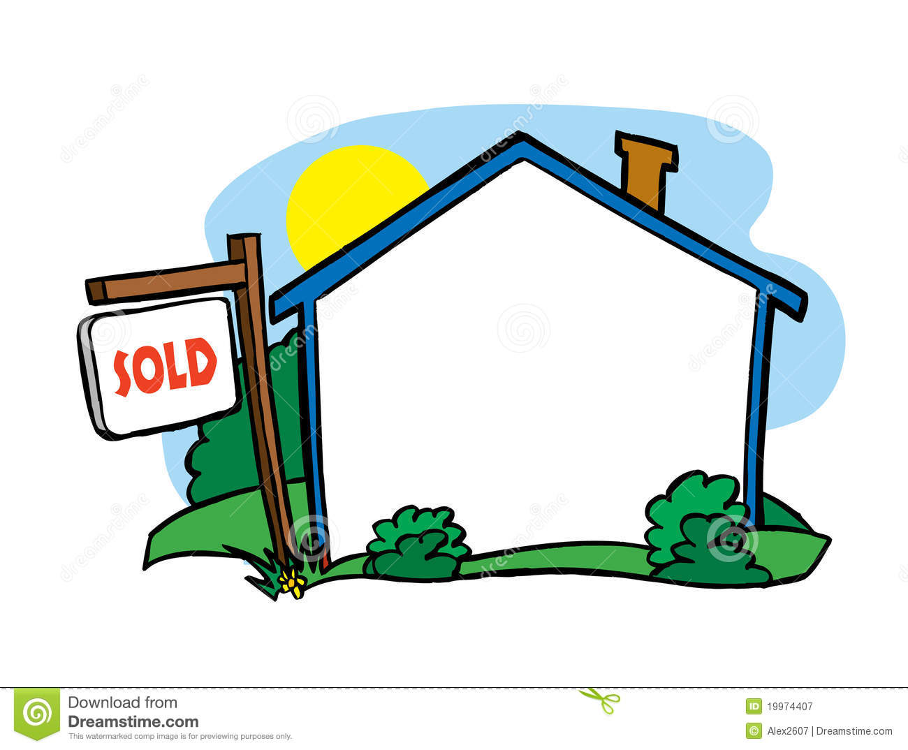 Free Stock Image House Sold