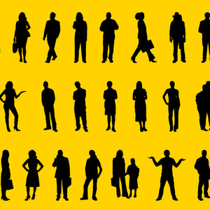 Free Vector Art People Silhouettes