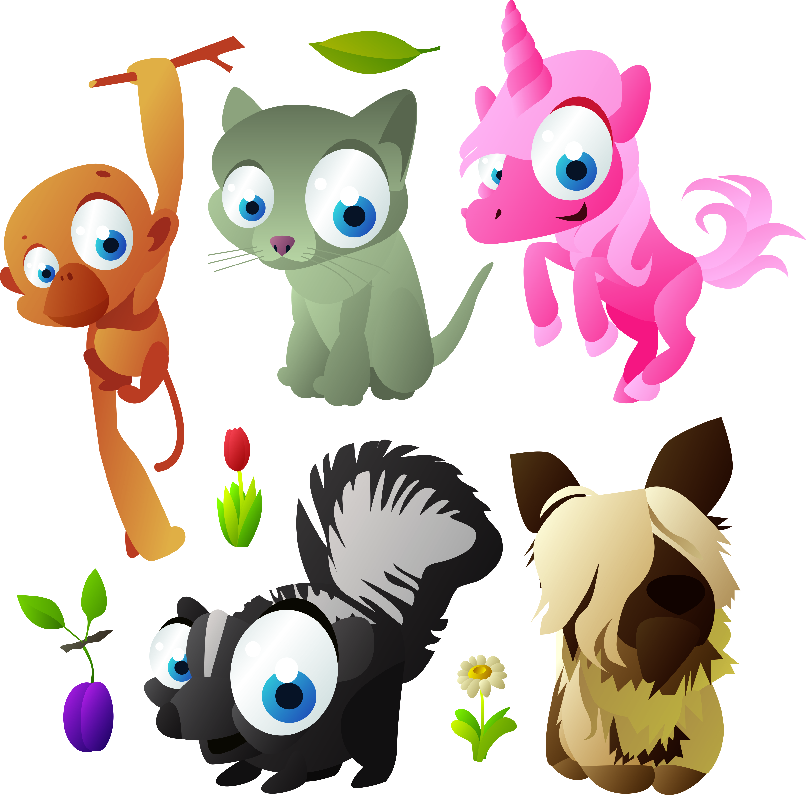 Free Vector Cartoon Animals