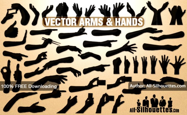 Free Vector Hands and Arms