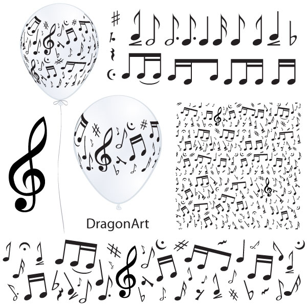 Free Vector Music Notes