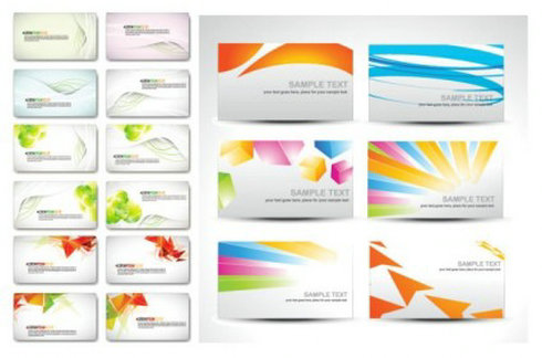 Free Vector Name Card Background Free Vector Name Card Background