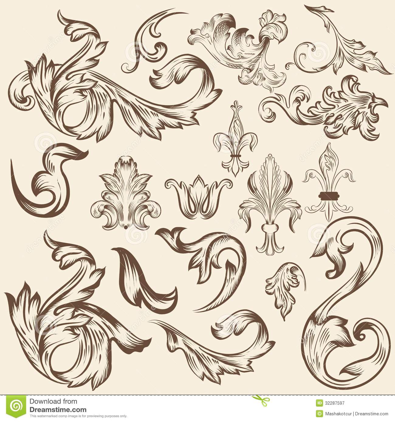 Free Vector Swirl Designs