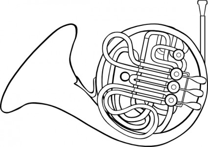 French Horn Clip Art Free