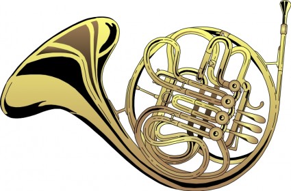 French Horn Clip Art