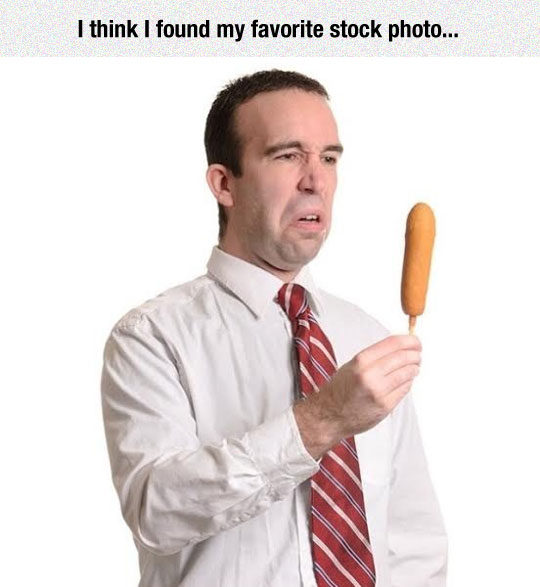 Funny Stock-Photo Man