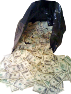 Garbage Bag Full of Money