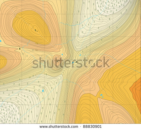 Generic Topographical Map Images