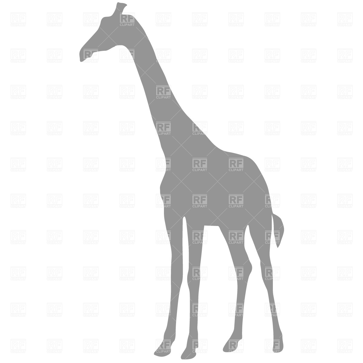 Giraffe Silhouette Clip Art Free