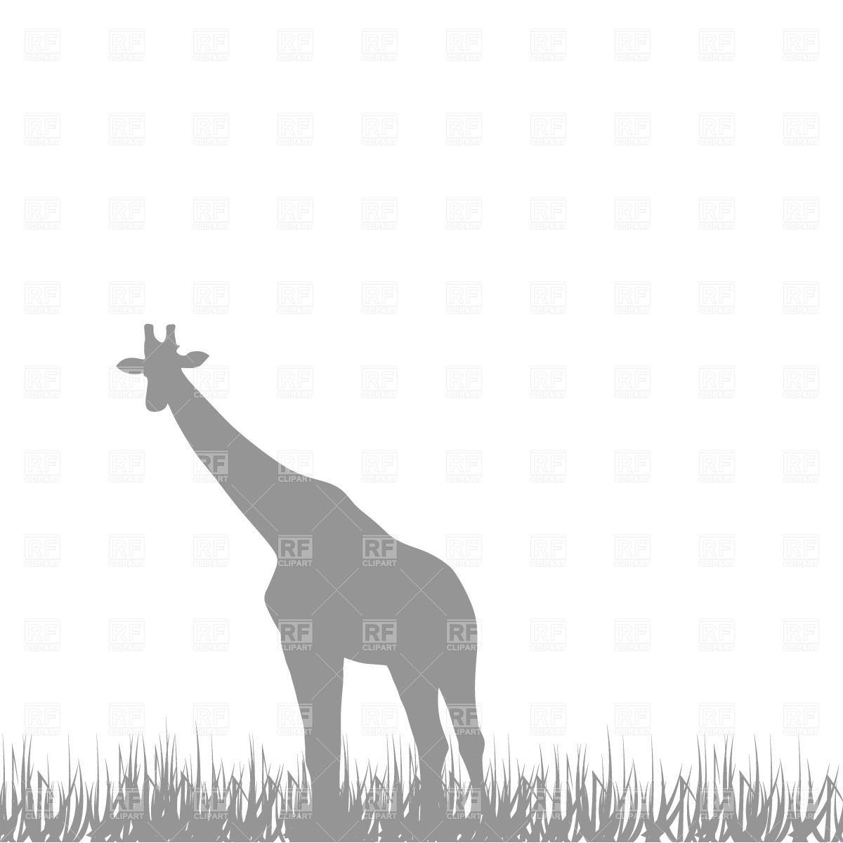 Giraffe Silhouette Clip Art