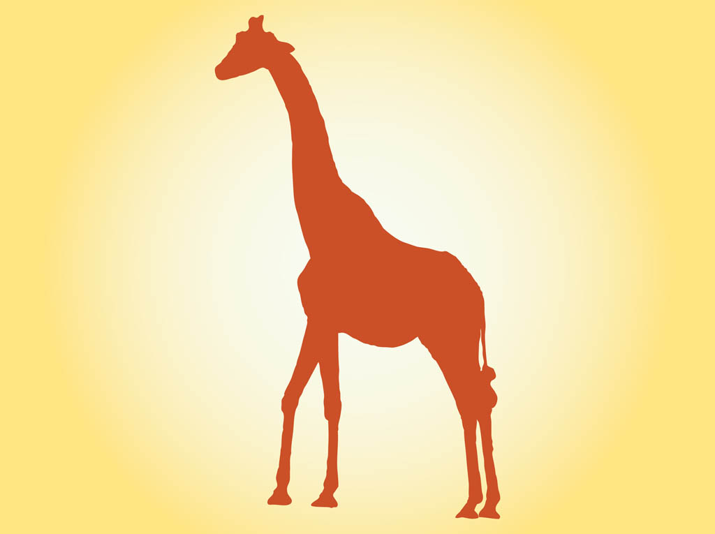 Giraffe Silhouette Vector